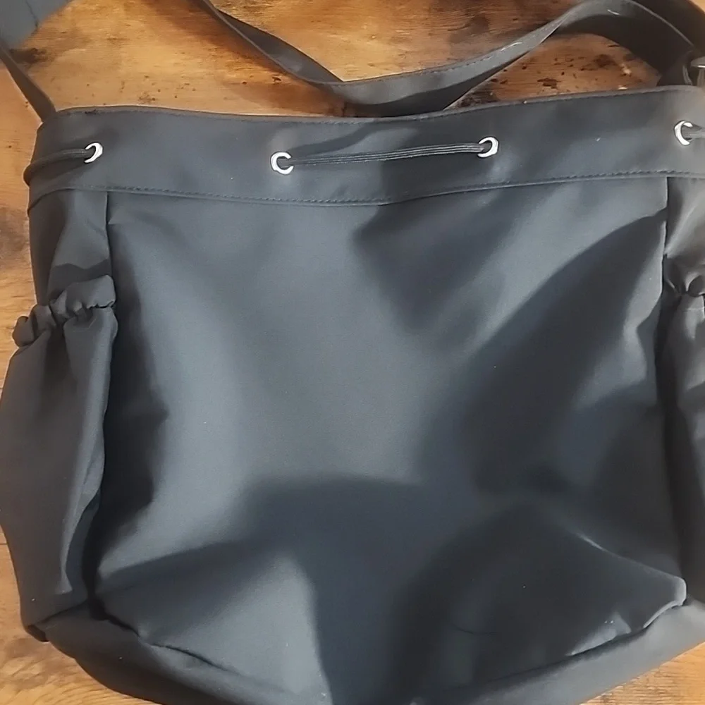 Stylish Black and Green Women's Bag With Stars Decor. New Spring/ Summer Plain